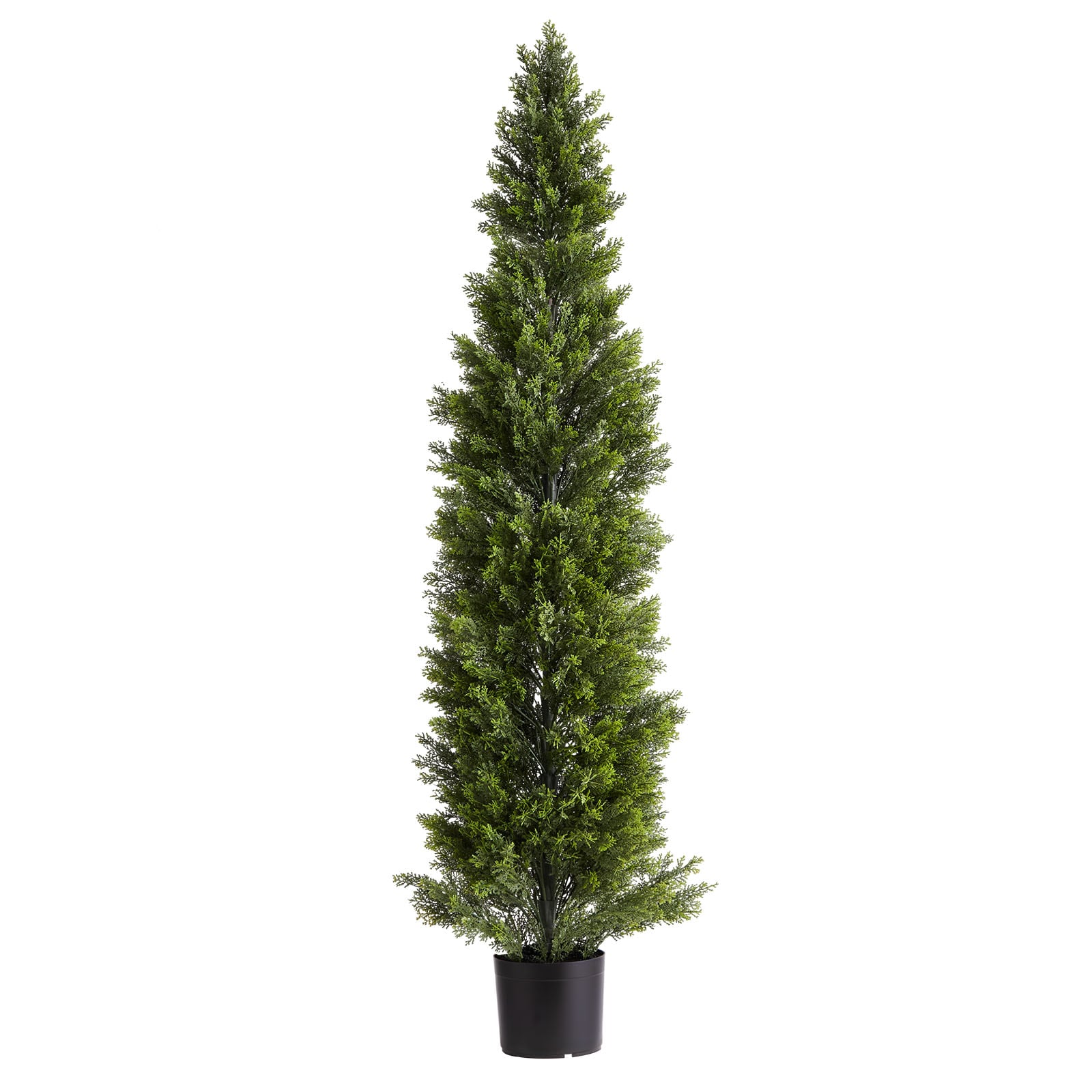 Artificial Cedar Topiary Trees Set Of 2 For Garden Patio Decor_voghion.com
